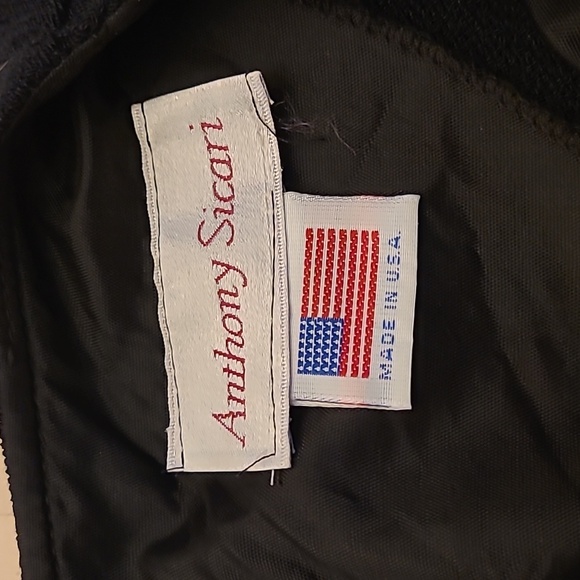 NWOT VTG 1970s Anthony Sicari Black and White Sheer Sleeved Sweater - Picture 7 of 13